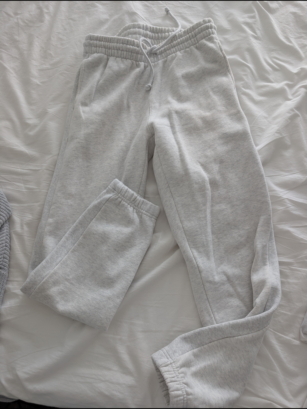 TNA Light Gray Fleece Joggers